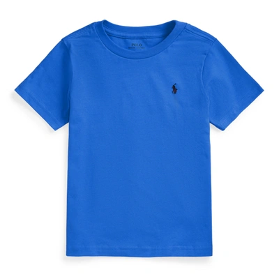 Polo Ralph Lauren Cotton Jersey Crewneck Tee In Spa Royal