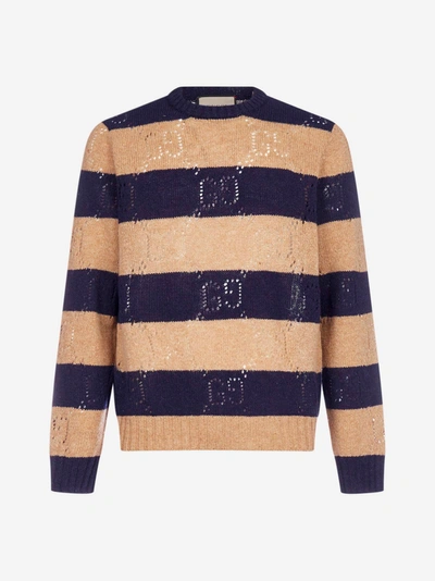 Gucci striped wool hot sale sweater