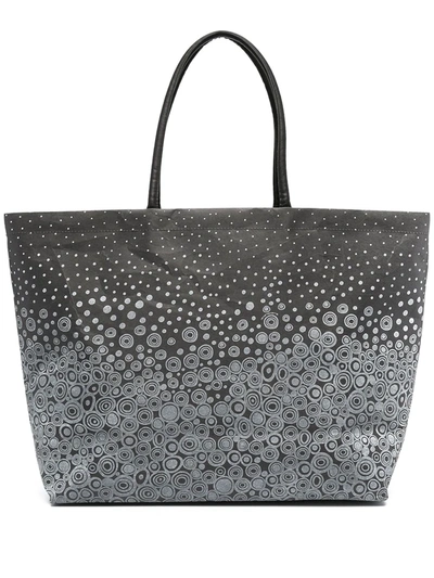 10 Corso Como Graphic Print Shopper Tote In Black