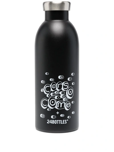 10 Corso Como X 24bottles Logo Water Bottle In Black