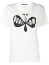10 Corso Como Butterfly-print Short-sleeved T-shirt In Neutrals