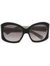10 Corso Como Oversized-frame Sunglasses In Black