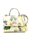 DOLCE & GABBANA FLORAL-PRINT SHOULDER BAG