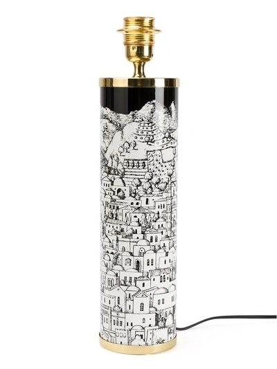 Fornasetti Jerusalem Lamp Base In Black