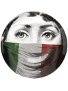 Fornasetti United With The World Wall Plate In Black