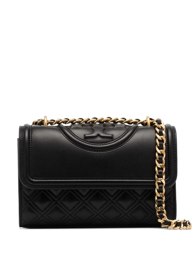 Tory Burch Small Fleming Crossbody Bag In Black