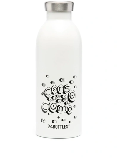 10 Corso Como X 24bottles Logo Water Bottle In White
