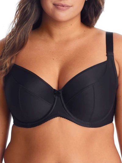 Elila Chloe Side Support Bra In Black