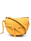 Loewe Small Gate Leather Cross-body Bag In Yellow