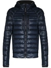 Canada Goose Men S Hybridge Lite Tech Down Hoody Jacket Navy In Blue