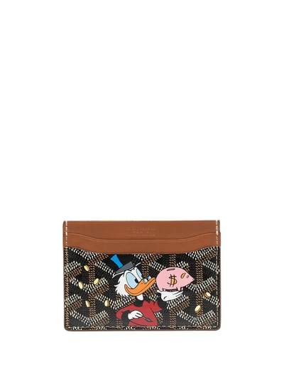 Pre-owned Goyard St. Suplice 卡夹 In Brown
