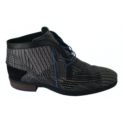 Pre-owned Floris Van Bommel Leather Boots In Multicolour