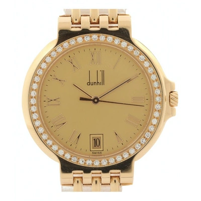Pre-owned Alfred Dunhill Gold Yellow Gold Watch