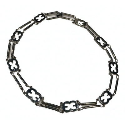 Pre-owned Escada Necklace In Silver