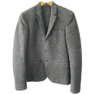 Pre-owned Neil Barrett Wool Jacket In Grey