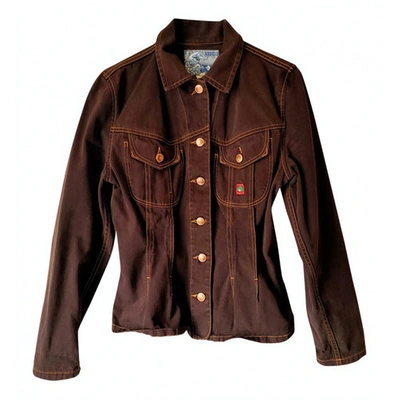 Pre-owned Kenzo Jacket In Brown