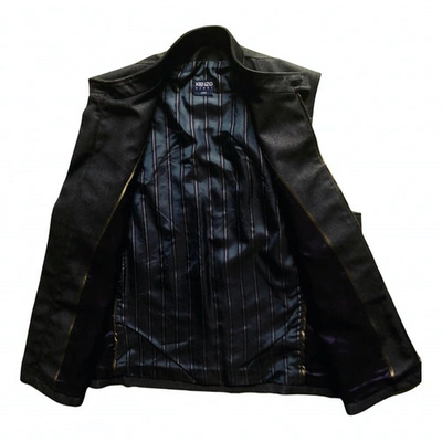 Pre-owned Kenzo Jacket In Black