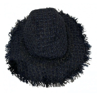 Pre-owned Lanvin Hat In Blue