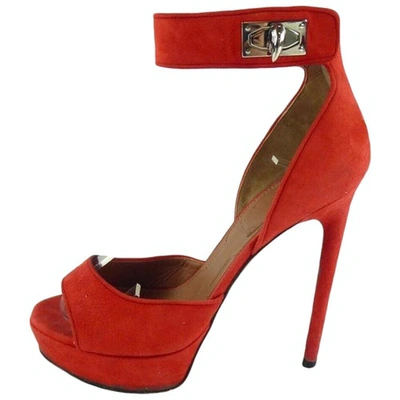 Pre-owned Givenchy Heels In Red