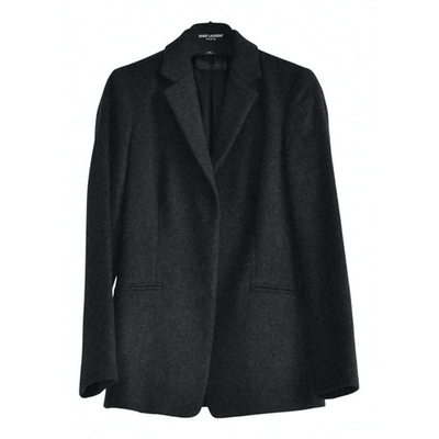 Pre-owned Calvin Klein Collection Anthracite Wool Jacket