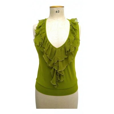 Pre-owned Etro Vest In Green