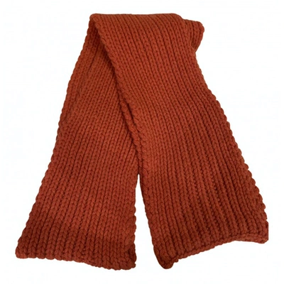 Pre-owned Colombo Cashmere Scarf In Red