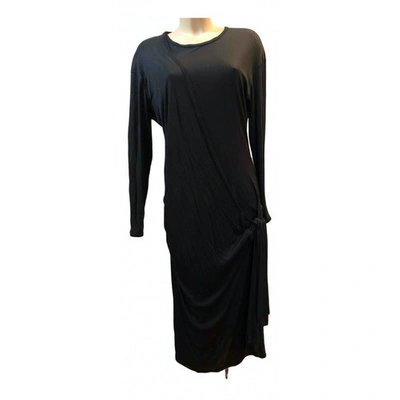 Pre-owned Alberta Ferretti Maxi Dress In Black