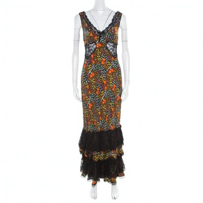 Pre-owned Dolce & Gabbana Silk Dress In Multicolour