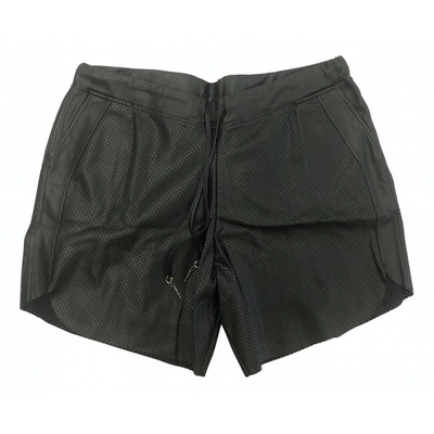 Pre-owned Luxury Fashion Black Polyester Shorts