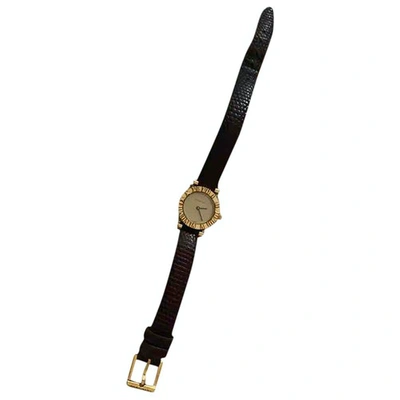 Pre-owned Tiffany & Co Yellow Gold Watch In Brown