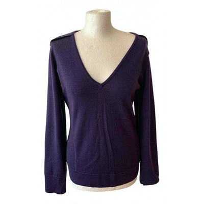 Pre-owned Diane Von Furstenberg Wool Jumper In Purple
