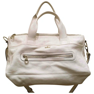 Pre-owned Hogan Leather Crossbody Bag In White