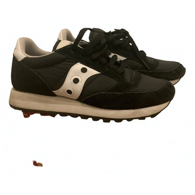 Pre-owned Saucony Trainers In Black