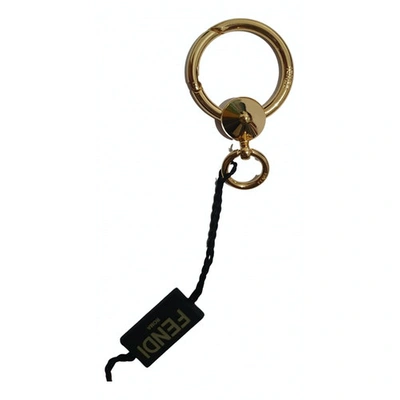 Pre-owned Fendi Bag Charm In Gold