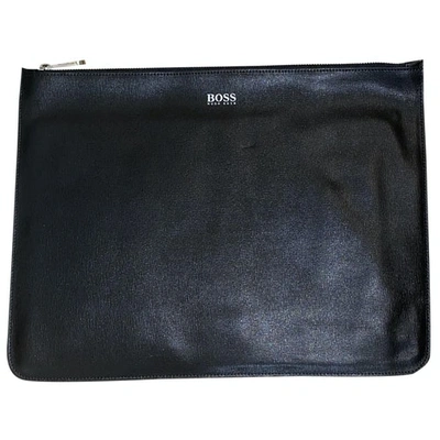 Pre-owned Hugo Boss Black Leather Small Bag, Wallet & Cases