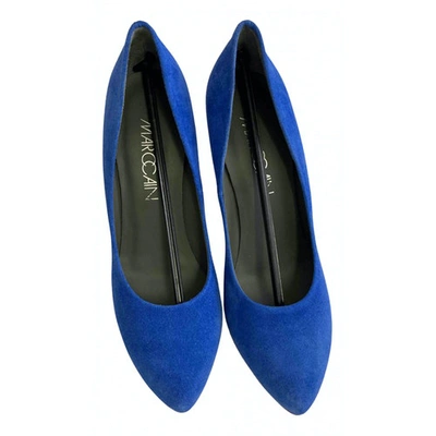 Pre-owned Marc Cain Heels In Blue