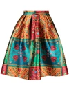 ALESSANDRO ENRIQUEZ GRAPHIC-PRINT A-LINE SKIRT