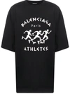 BALENCIAGA BALENCIAGA ATHLETES PRINT T-SHIRT