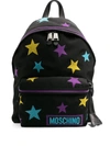 MOSCHINO STAR-PATCH BACKPACK