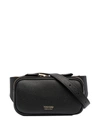 TOM FORD LOGO-PRINT LEATHER BELT BAG