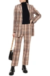 JOSEPH MAYFIELD-MADRAS CHECKED WOVEN STRAIGHT-LEG trousers,3074457345624557914