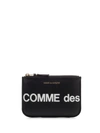 COMME DES GARÇONS COMME DES GARÇONS WALLET HUGE LOGO WALLET