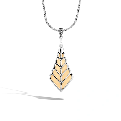 John Hardy Modern Chain Pendant In Silver And Gold