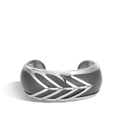 John Hardy Modern Chain 27mm Cuff In Metallic