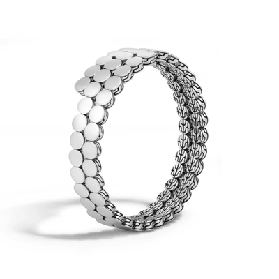 John Hardy Dot Double Coil Bracelet In Sterling Silver