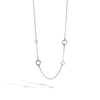 John Hardy Bamboo Station Necklace In Sterling Silver