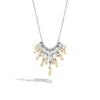 John Hardy Bamboo Bib Necklace In Multicolor