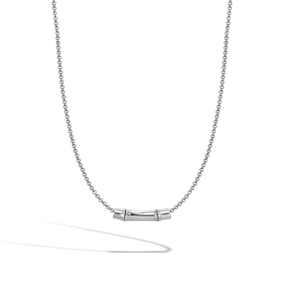 John Hardy Bamboo Slide Pendant Necklace In Sterling Silver