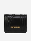 LOVE MOSCHINO COIN PURSE WITH STITCHING DETAILS,11683755