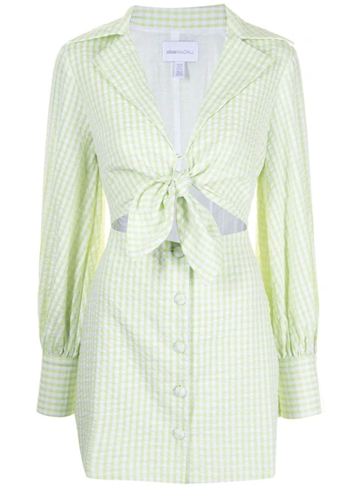 Alice Mccall Her Story Seersucker Mini Dress In Green | ModeSens